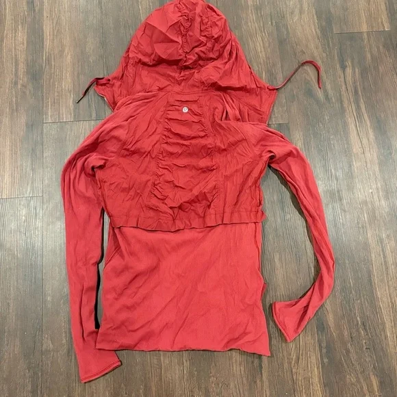 Lululemon Dance Studio Jacket Rib Sleeve Reversible Size 8 - Picture 5 of 14